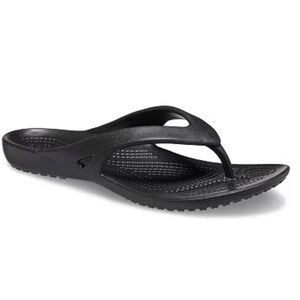 Crocs Iconic Comfort Kadee II Black Flip Flops